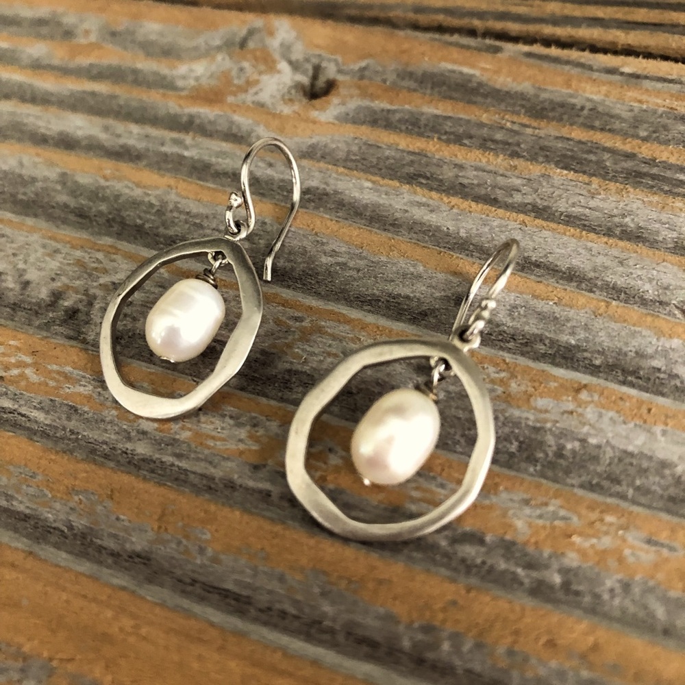 Tocara Sterling Silver Freshwater Pearl Earrings